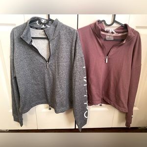 Set of 2 Calvin Klein quarter zips